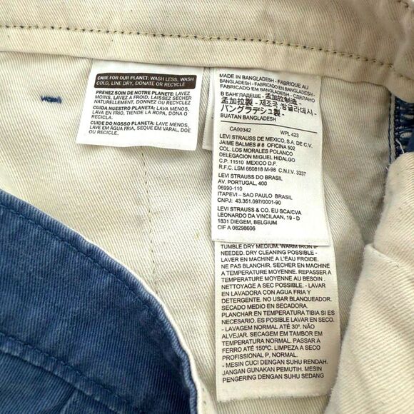 Levi's Blue Chino Joggers - Picture 7 of 8